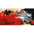 thumbnail image 2 of Kirsch-Ulbricht, Monika 14x9 Black Ornate Wood Framed with Double Matting Museum Art Print Titled - Porsche, 2 of 4