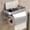 🔥 Silver, variant on Msgweeeg Small Shelf for Wall Display Shelves Wall Mounted Toilet Paper Box Toilet Paper Roll Toilet Paper Holders Non Perforated Toilet Paper Storage Rack Mobile Phone Storage Rack