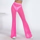 thumbnail image 1 of WILLBEST Pantalones Casuales para Mujer, Transparentes, de Cintura Alta, con Volantes y Pierna Ancha, para Playa, para Fiestas, Rave y Actuaciones. Chica, 1 of 4