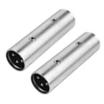 thumbnail image 2 of 2PCS XLR Male To Male Adapter 3 Pin XLR Connector For Microphone Mixer, 2 of 9
