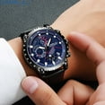 thumbnail image 6 of Crrju 2022 Mens Watches Top Brand Luxury Chronograph Waterproof Date Clock Male Leather Casual Quartz Sports Wrist Watch - Quartz Wristwatches, 6 of 6