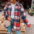thumbnail image 4 of Blusas de otoño con cuello en V para mujer Estilo casual de un solo pecho Traje de diario de corte holgado FLhrweasw Para estrenar, 4 of 6