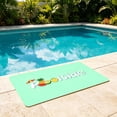 thumbnail image 6 of Cinvoph Non Slip Pool Mat Quick Dry Stable Grip Outdoor Floor Mat Lightweight Breathable Drain Rug for Swimming Pool 16"x24" Mint Green, 6 of 6