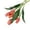 Orange, variant on Silicone Artificial Tulip Flowers Single, Highly Realistic Bendable Soft Gel Faux Tulips, Fade-Resistant Lifelike for Wedding Bridal Bouquet Home Table Party & Photo Props, Purple
