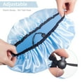 thumbnail image 7 of 1PCS 11.42" Waterproof Adjustable Shower Cap for Women and Men, Double Layer Soft Satin Interior Athing Cap, Hair Cap for All Hair Lengths, 7 of 7