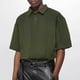 thumbnail image 1 of pstuiky camisetas de hombre, Camiseta informal holgada de punto con botones, manga corta y cuello vuelto para hombre, de color liso camisas casuales para hombre s, 1 of 6