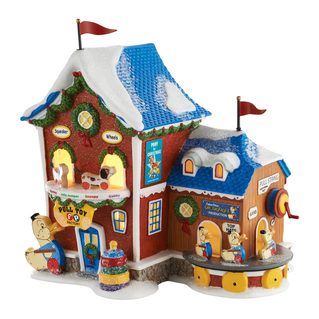 Dept 56 North Pole Fisher Price Pull Toy Factory 4050962 Sale - Walmart.com
