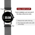 thumbnail image 4 of Uxcell Stainless Steel Mesh Watch Band 16mm Quick Release Strap Magnetic Clasp, Black, 4 of 6
