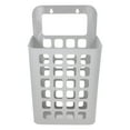 thumbnail image 1 of Plastic Detachable Laundry Container Hanging Storage Basket Organizer Household Supplies (Large, Grey), 1 of 8