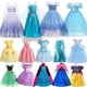 thumbnail image 2 of Vestido de Elsa y Anna para niñas, vestido de princesa para carnaval, disfraz de flor de Jasmine y Rapunzel para Halloween y Navidad, 2 of 4
