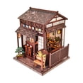 thumbnail image 1 of Kit de Casa en Miniatura DIY, Kits de Casas de Muñecas en Miniatura Creativos para Niños Y Adultos, Regalo único con Casa de Té de Madera Clara, Artes, 1 of 9