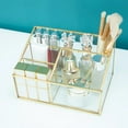 thumbnail image 3 of Desktop Makeup Brush Organizer Holder with Lid for Storage of Brushes Sponges and Beauty Tools Ideal for Travel, 3 of 6