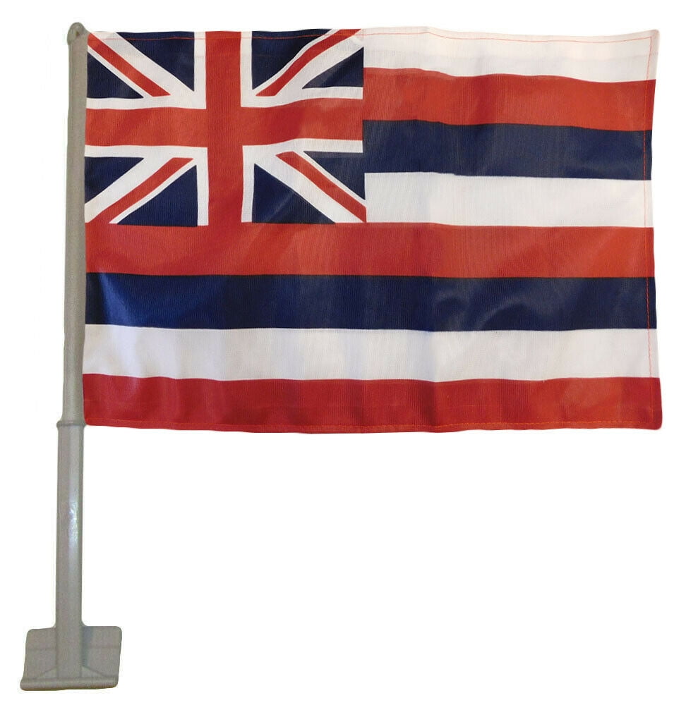 Details about   State of Hawaii Rough Tex Knit Double Sided 12x18 12"x18" Car Vehicle Flag