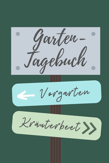Garten Tagebuch Kräuterbeet A5 Notizbuch KARIERT für Hobby