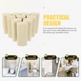 thumbnail image 4 of 16 Rollos de una bolsa Absorbación de agua Papel Roll Roll Paper Bamboo Pulpa Papel de seda sin núcleo para inodoro en el hogar, 4 of 5