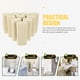 thumbnail image 4 of 16 Rollos de una bolsa Absorbación de agua Papel Roll Roll Paper Bamboo Pulpa Papel de seda sin núcleo para inodoro en el hogar, 4 of 5
