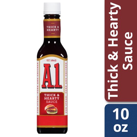 - (2 Pack) A.1. Thick & Hearty Steak Sauce, 10 oz Bottle