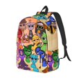 thumbnail image 3 of Sprunki 3Pcs/set Schoolbag Colorful Backpack Cartoon School Bookbag with Lunch Bag Gift, 3 of 6