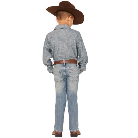 Cody James Boys' Clovehitch Light Wash Stretch Slim Straight Jeans - CBSP22J03-LIT 8 REG