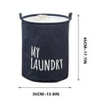thumbnail image 3 of Yonrjhukm Large Capacity Laundry Basket, Foldable Storage Bags with Drawstring for Clothes, Toys, Travel & Home Use, Moistureproof and Portable Design, 3 of 4