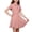 Orange, variant on KICILVS Girls Uniform Dress Collared Short Sleeve Button Front Dress with Pockets Back to School Outfits for Girls 5-15 Years