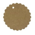thumbnail image 3 of Mefallenssiah Rustic Flower Brown Kraft Paper Label Gift Label Wedding Label Party Label 100Pc, 3 of 8