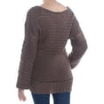 thumbnail image 2 of Free People Womens Knit Pullover Sweater, Brown, Large, 2 of 2