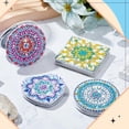 thumbnail image 3 of Espejo compacto Marsui con pintura de diamantes, juego de 4 para mujer, 3 of 6