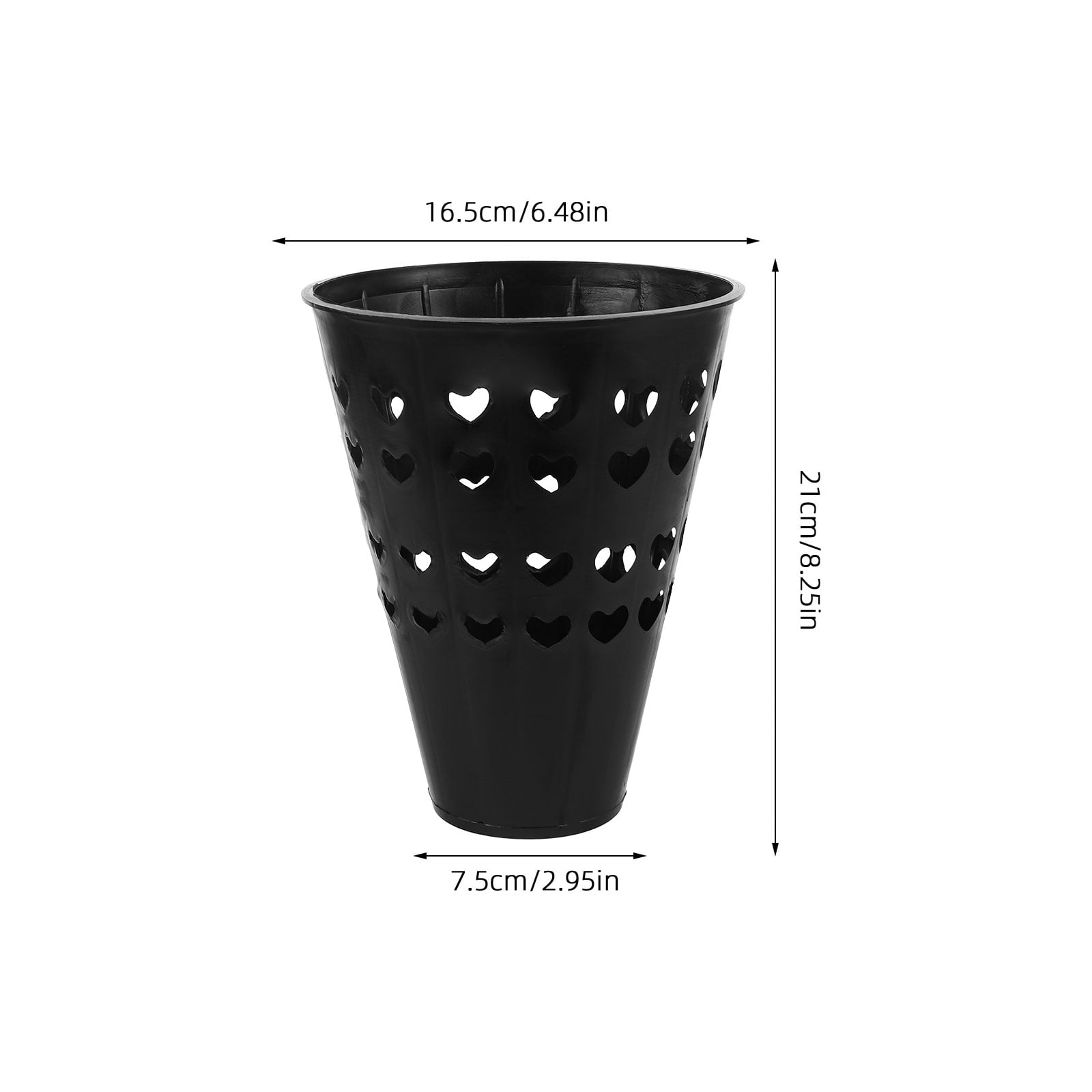 RENACLIPY Black Plastic Bouquet Holders for Floral Arrangements, Table Display and Packaging Accessories