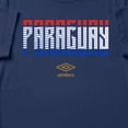 thumbnail image 2 of Umbro Men's Paraguay Stacked Soccer T Shirt (New Navy, S-XXXL), 2 of 4