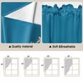 thumbnail image 5 of Blue Daisy Vase Swag Curtains for Kitchen/Bedroom/Living Room, Spring Floral Modern Art Scalloped Curtains 63 Inch Long, Rod Pocket Window Swag Topper Curtains Valances 2 Panels Set 36"x63", 5 of 8
