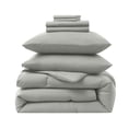 thumbnail image 3 of LammaLoe Full Comforter Set, 7 Piece Bed in a Bag, Ultra Soft Bedding Comforter Set with Sheets, All Season Bed Set, London Fog, 3 of 6