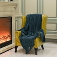 thumbnail image 6 of Decorative Throw Blanket  - 50x60in Soft Knit with Delightful Fringe Edges for a Sophisticated and Cozy Touch to Your, 6 of 9