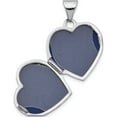 thumbnail image 5 of 14K White Gold Polished 15mm Floral Heart Locket (21 X 15.45) Made In China xl760, 5 of 6