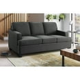 thumbnail image 4 of Lexicon Elmont 84" Transitional Polyester Fabric Sofa in Charcoal, 4 of 7