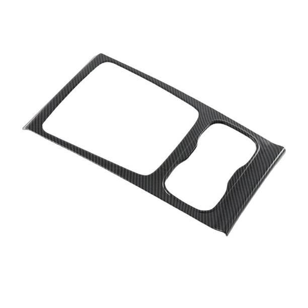 Cubierta de Panel de marchas de coche, decoración Interior, de consola central de fibra de carbono, reemplaza piezas de repuesto,