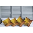 thumbnail image 6 of Ambesonne Fall Throw Pillow Cover 4 Pack, Seasonal Scenic Park, 20", Pale Green Orange Brown, 6 of 6