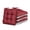 Burgundy-15.5"x15.5"x3.5" (4 Pack), variant on Memory Foam Chair Cushions Set Of 4 19"x19"x3.5" Indoor & Outdoor Seat Pads For Dining Kitchen Office Patio Chairs - Khaki