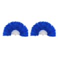 thumbnail image 1 of Abanico de plumas Advancent decoración manualidades fiestas lago azul 2piezas, 1 of 1