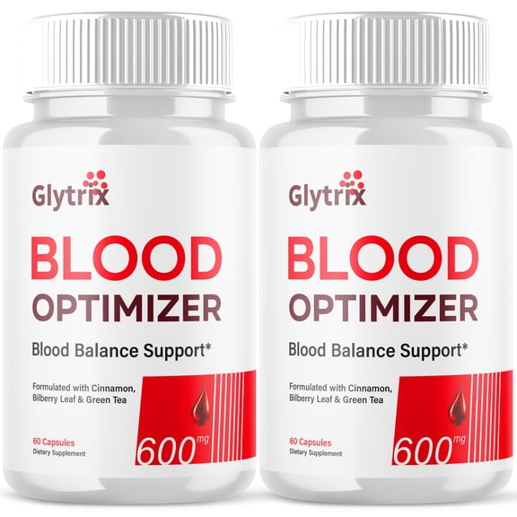 Glytrix Blood Balance Support Pills Advanced Formula Vitamin Supplement 120 Capsules
