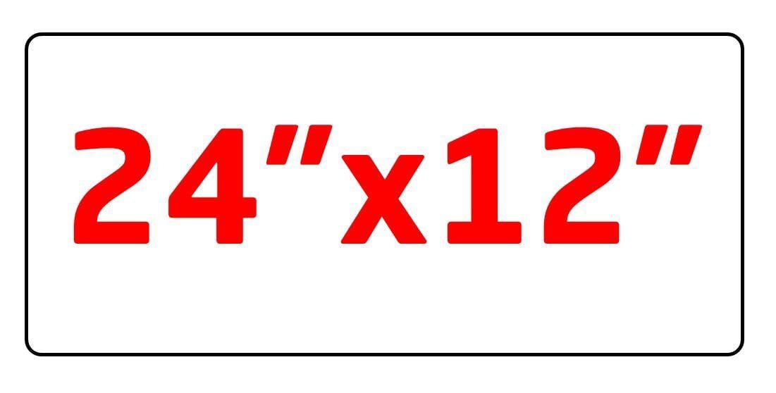 2 24"x12" Magnum Blank Magnetic Sheets Car Magnet Sign 30mil Express Shipped 