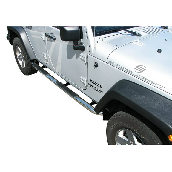 Steelcraft Automotive 221907 STC221907 07-16 WRANGLER 4 DOOR 3IN SS NERF BAR