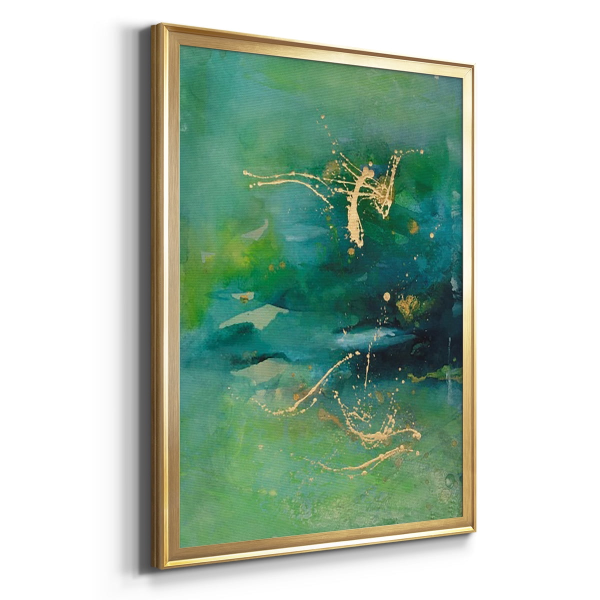 Peaceful Diptych II Premium Framed Print, in Gold, Black, or Silver - Ready to Hang