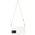 thumbnail image 4 of Crossbody Wallet Case for Samsung A03s RFID Blocking Elegant Premium Leather Purse with Credit Card Holder, Shoulder Strap Kickstand Handbag Flip Cover for Samsung Galaxy A03s, White, 4 of 8