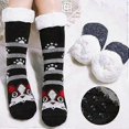 thumbnail image 4 of Slipper Socks Women Fluffy Animal Socks Winter Ladies Gifts Ideas Cosy Thermal Animal Sock Fuzzy Fleece-Lined Winter Non Slip Warm Socks with Gel Grip, 4 of 5