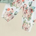 thumbnail image 5 of masbird Newborn Baby Girl Clothes Infant Ruffle Romper Pants Set Fall Winter Outfits Cute Baby Clothes for Girls,Green, Newborn, 5 of 7