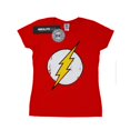 thumbnail image 1 of DC Comics T-Shirt en Coton Logo Flash Usé pour Femmes, 1 of 5