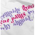 thumbnail image 4 of Mermaids Don't Wear Pants Funny Beach Youth T Shirt Tee Girls Infant Toddler Brisco Brands 24M, 4 of 5