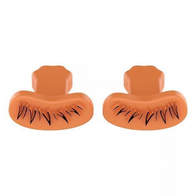 Plantilla De Sellos Para Pestañas 3x2x Con Mango Lazy DIY Plantilla Para Pestañas Inferiores Naranja