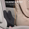 thumbnail image 3 of Almohada de apoyo lumbar Benazcap para silla de coche y oficina, color negro, 3 of 7